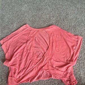 SHEIN Coral Crop Top